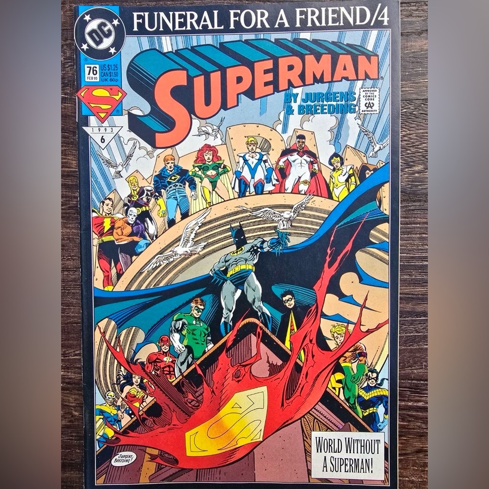 DC Comics Superman Issue #76 - Funeral for a friend/4! L